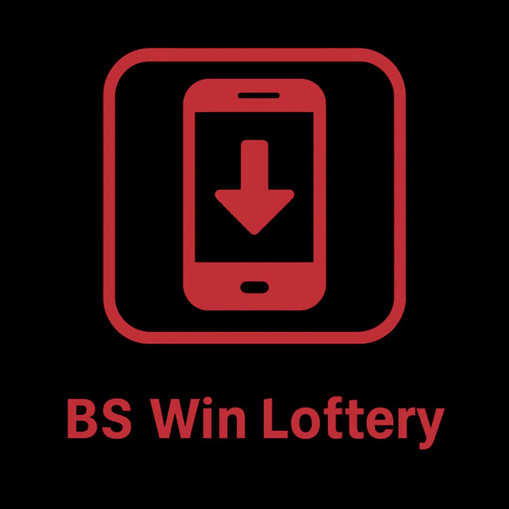 Icon representing APK download instructions for BS Win Lottery.