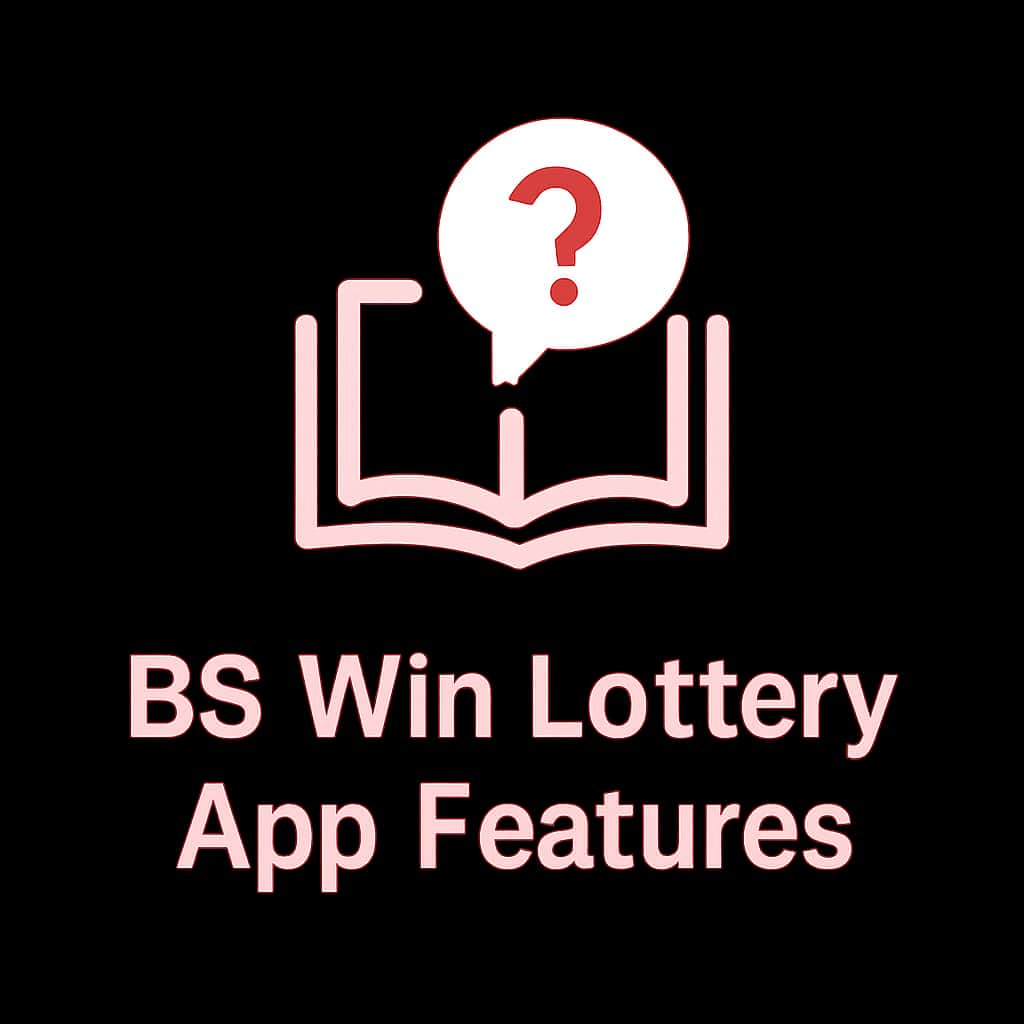An icon illustrating BS Win Lottery app features.