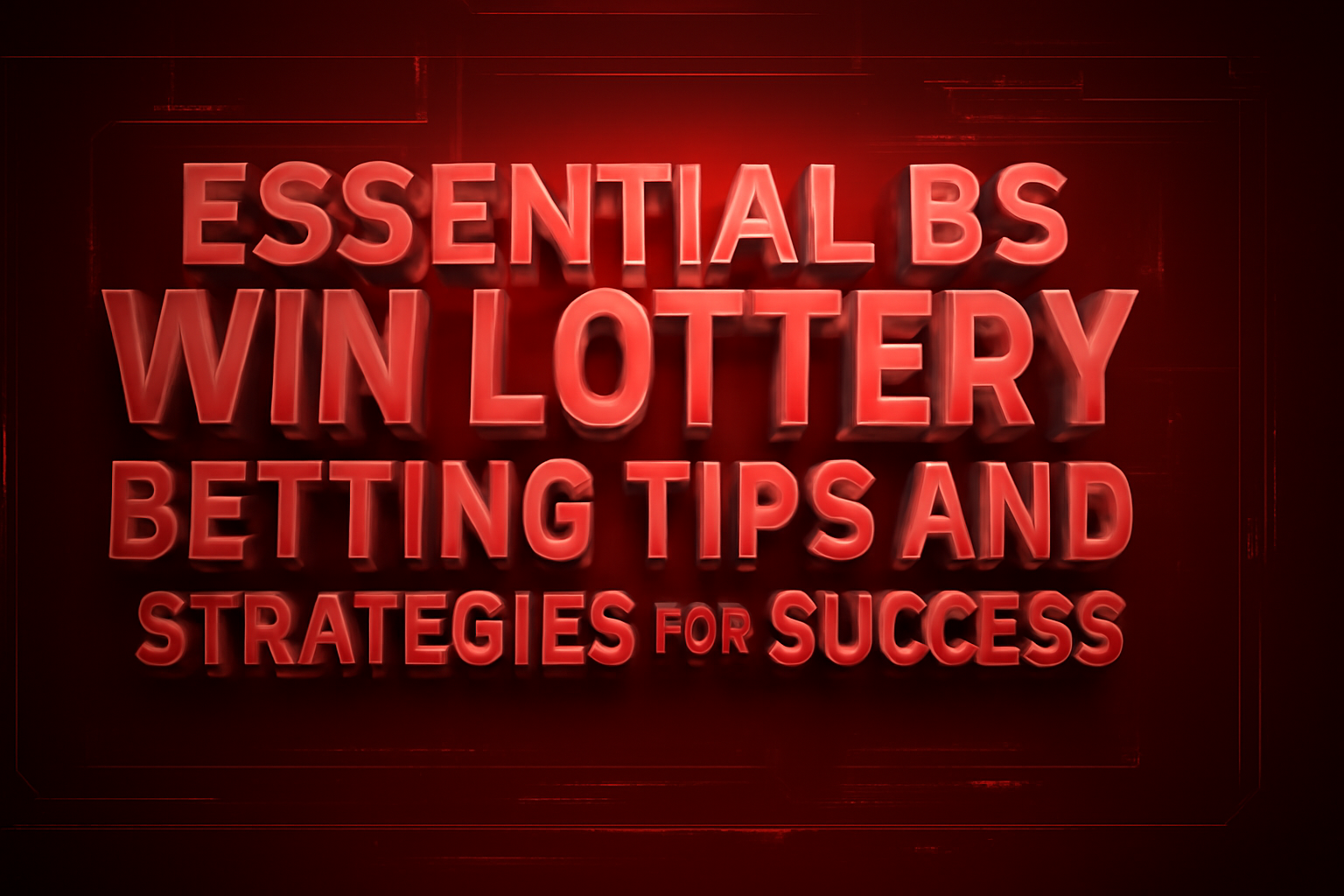 An informative graphic displaying tips for securing BS Win Lottery accounts.