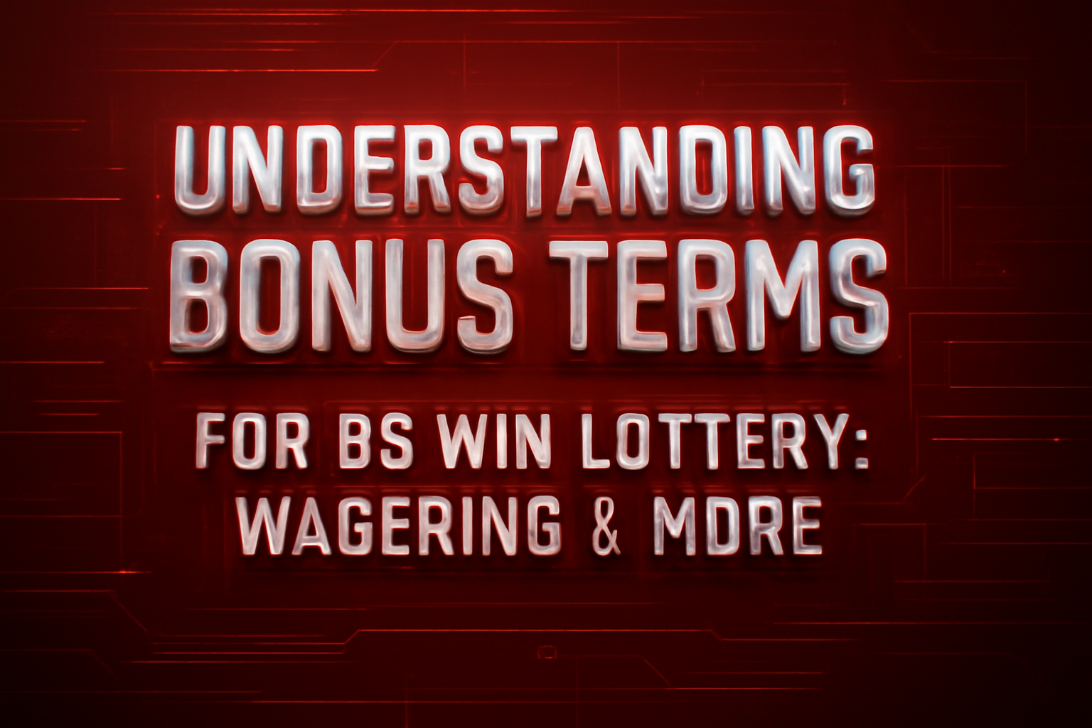 Visual representation of BS Win Lottery Version Updates with informational context.