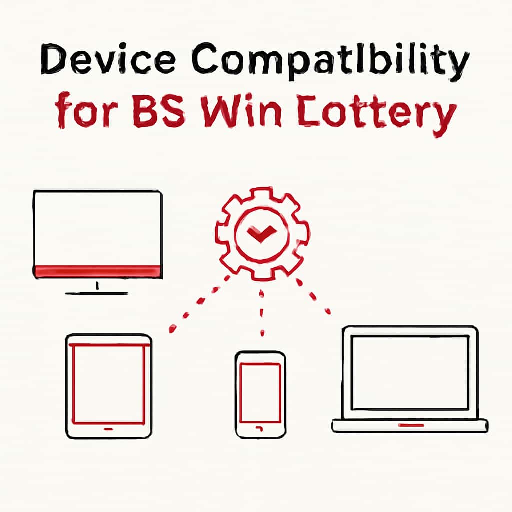 Illustration explaining Device Compatibility for BS Win Lottery.