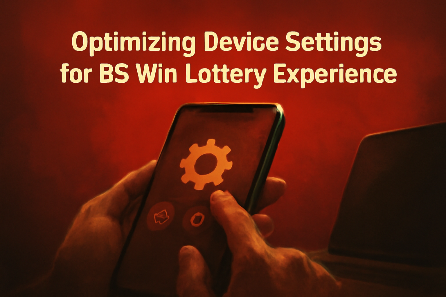 Informational graphic depicting the installation process for BS Win Lottery.