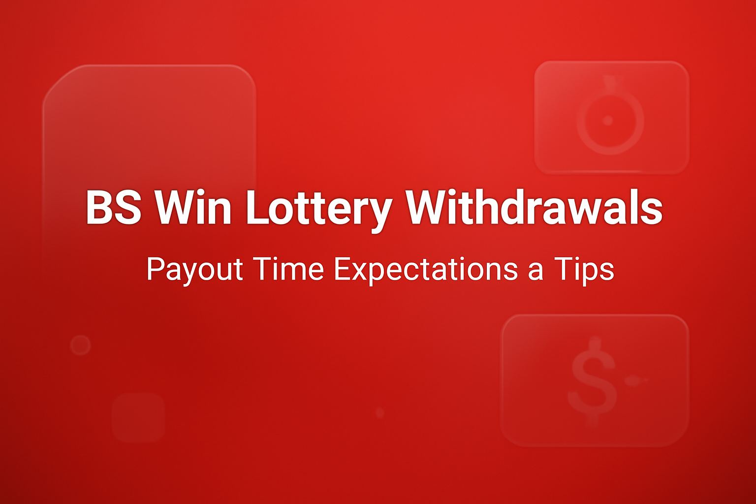 A visual representation of the Installation Guide for BS Win Lottery with clear text.