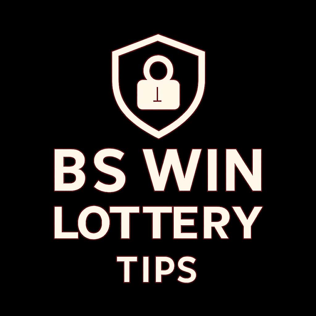 A badge symbolizing guidance on securing BS Win Lottery accounts.