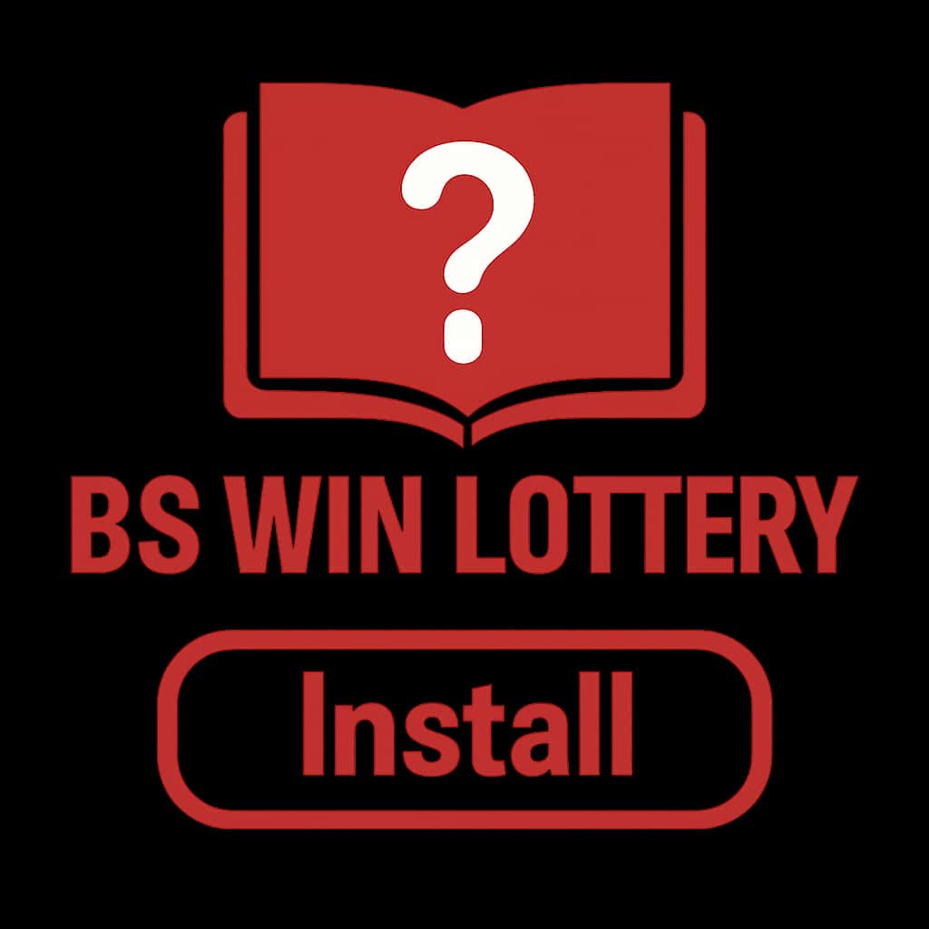 Icon representing the BS Win Lottery installation guide.