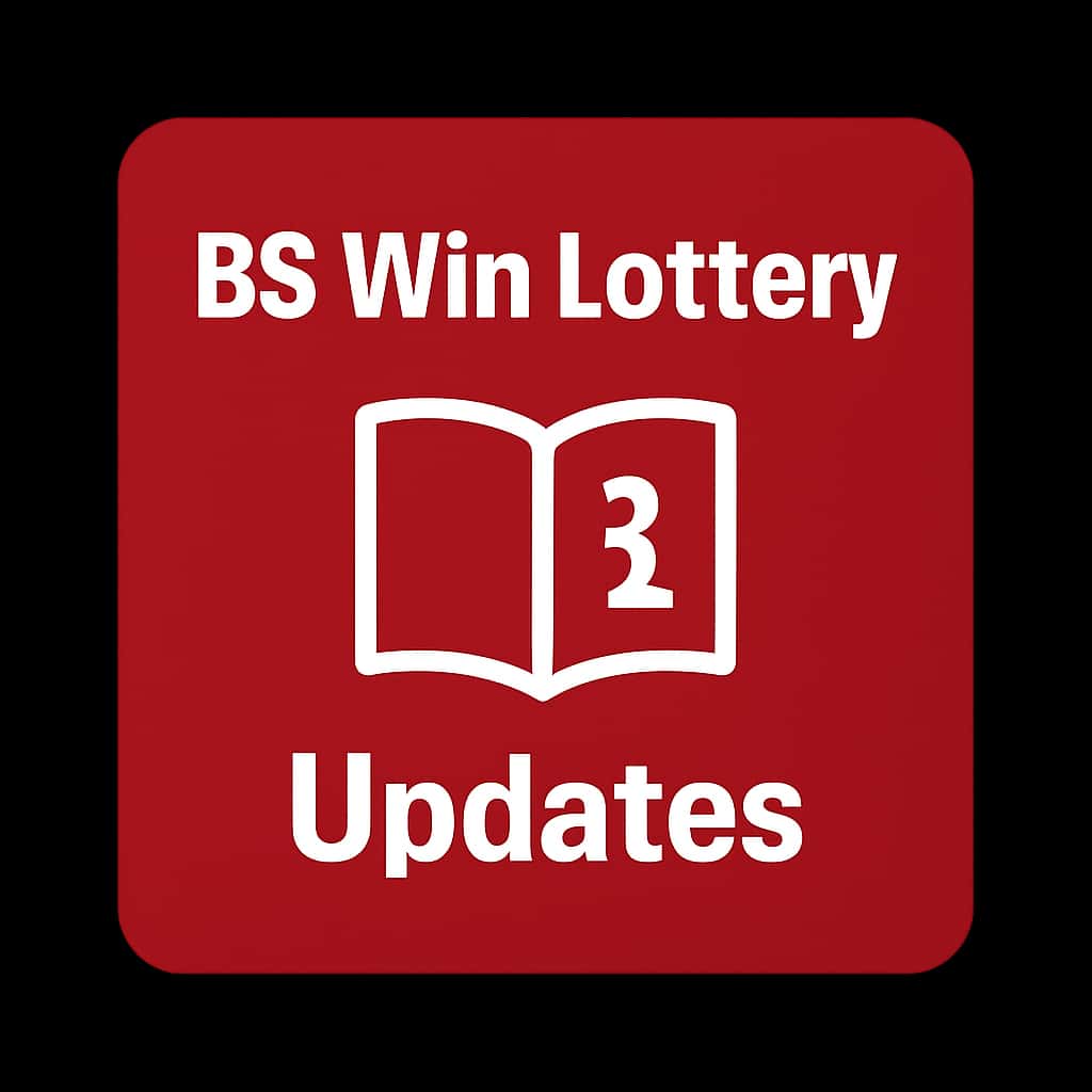 Icon representing BS Win Lottery updates with the app name clearly displayed.
